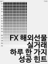FX 해외선물 실거래 하루 한 가지 성공 힌트