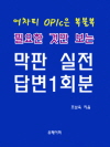 어차피 OPIc은 복불복 필요한 것만 보는 막판실..